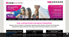 Desktop Screenshot of cice.es